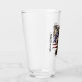 Amerikaanse Soldaat Ontwerp Pint Glas Kop (Rechts)