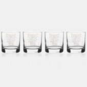 Amerikaanse Soldaat Ontwerp Whiskey Glas Set (Achterkant)