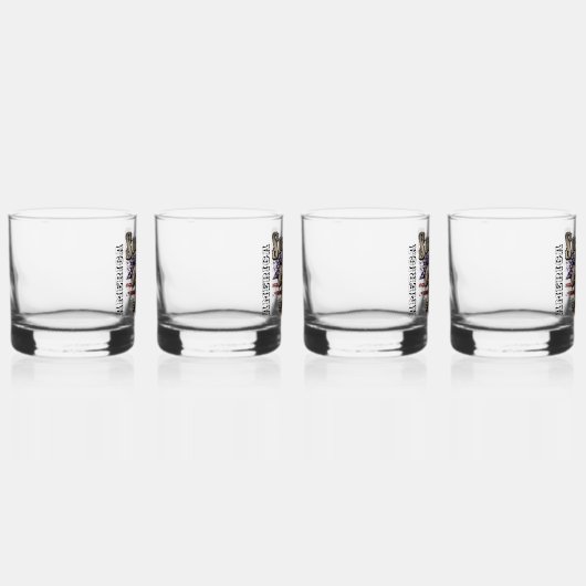 Amerikaanse Soldaat Ontwerp Whiskey Glas Set (Rechts)