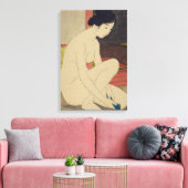 Amerikaanse soldaat te paard circa 1848  canvas afdruk (Insitu (Woonkamer))