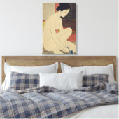 Amerikaanse soldaat te paard circa 1848  canvas afdruk (Insitu (Slaapkamer))