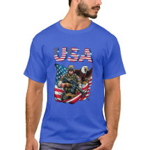 Amerikaanse Soldier Eagle USA Vlag Patriottische K