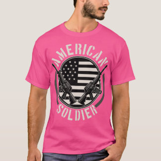 AMERIKAANSE SOLDIER-POSTER T-SHIRT