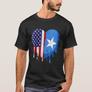 Amerikaanse Somalische erfgoedmaand Somalische vla T-shirt