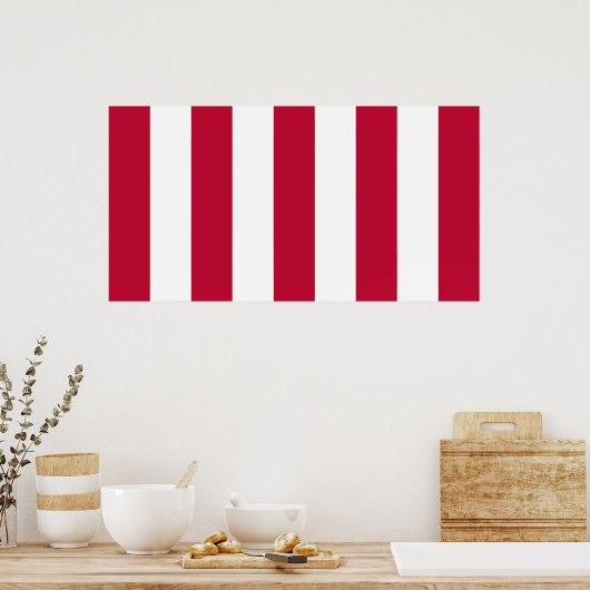 Amerikaanse Sons of Liberty 9 Vertical Strip Flag Poster (Keuken)