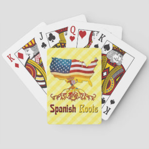 Amerikaanse Spaanse wortels Pokerkaarten