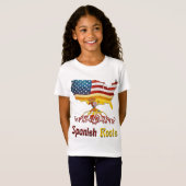 Amerikaanse Spaanse wortels T-shirt (Voorkant volledig)