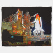 AMERIKAANSE SPACE SHUTTLE-ONDERNEMING FLEECE DEKEN (Voorkant (Horizontaal))