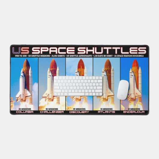 AMERIKAANSE SPACESHUTTLES 1981-2011 BUREAUMAT (Keyboard & Muis)
