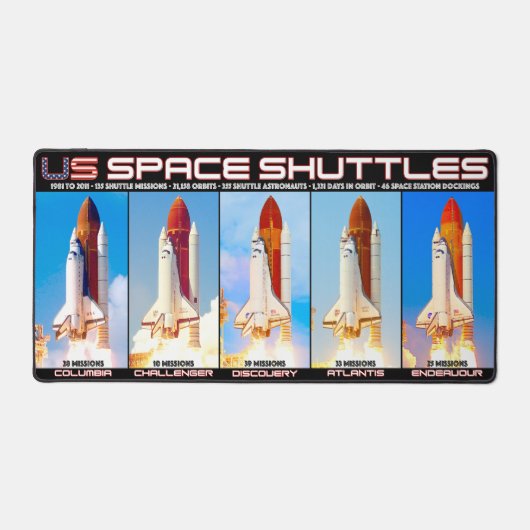 AMERIKAANSE SPACESHUTTLES 1981-2011 BUREAUMAT (Voorkant)