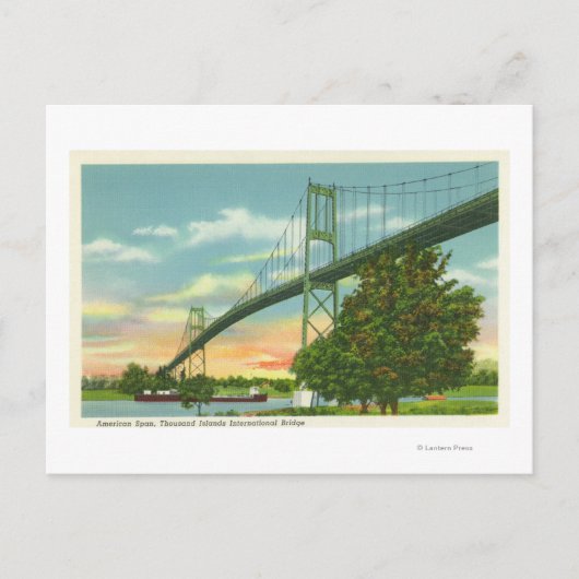 Amerikaanse Spanwijdte van het Internationale Uitz Briefkaart (Voorkant)