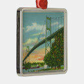 Amerikaanse Spanwijdte van het Internationale Uitz Metalen Ornament (Rechts)