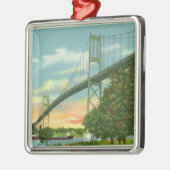 Amerikaanse Spanwijdte van het Internationale Uitz Metalen Ornament (Links)