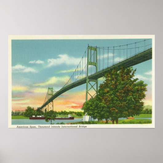 Amerikaanse Spanwijdte van het Internationale Uitz Poster (Voorkant)
