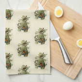 Amerikaanse Sparrow Hawk - Audubon's Birds of Amer Theedoek (Quarter Fold)