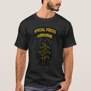 Amerikaanse Special Forces - SF Green Baret Patch  T-shirt