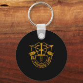 Amerikaanse Special Forces Veteraan Logo Patriotic Sleutelhanger (Voorkant)