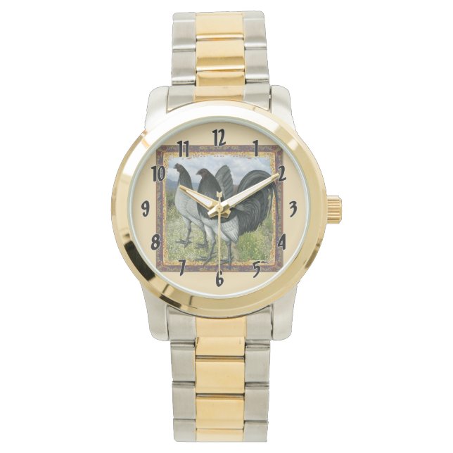 Amerikaanse Spelen:  Zelf Blauwe of Vaal Horloge (Voorkant)