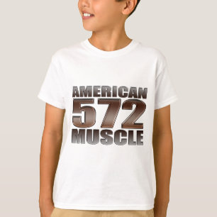 Amerikaanse spier 572 Big Block crate motor T-shirt