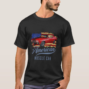Amerikaanse Spier Auto Mannen Vrouwen Volwassenen  T-shirt