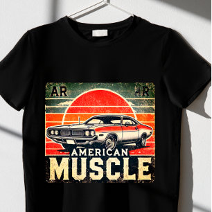 Amerikaanse spier t-shirt