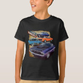 Amerikaanse spierauto's t-shirt (Voorkant)