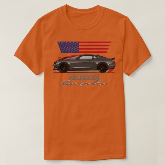 Amerikaanse spieren1 t-shirt (Design voorkant)