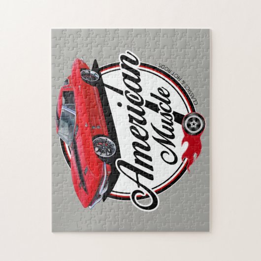 Amerikaanse spieren legpuzzel (Verticaal)