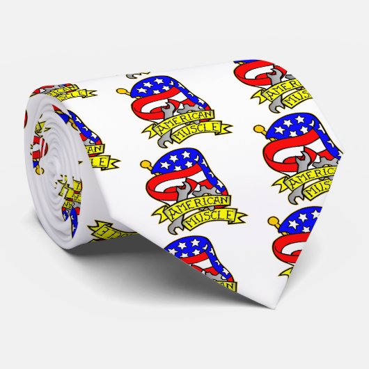 Amerikaanse spieren stropdas (Opgerold)