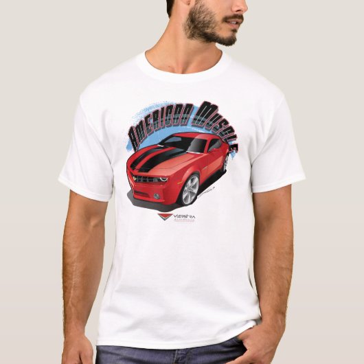 Amerikaanse spieren t-shirt (Voorkant)