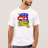 Amerikaanse spieren t-shirt (Voorkant)