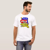 Amerikaanse spieren t-shirt (Voorkant volledig)