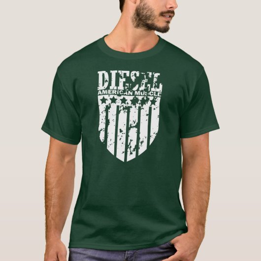 Amerikaanse spieren t-shirt (Voorkant)