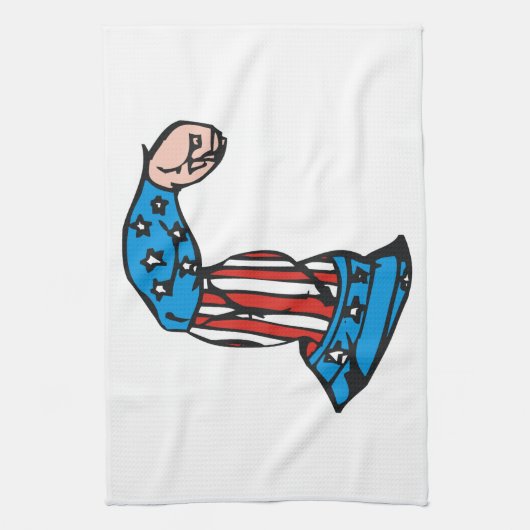 Amerikaanse spieren theedoek (Verticaal)