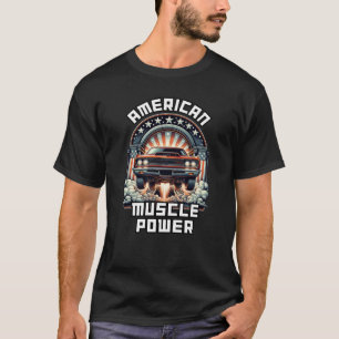 Amerikaanse spierkracht t-shirt