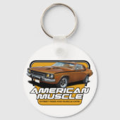 Amerikaanse Spierroadrunner Sleutelhanger (Voorkant)