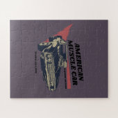 Amerikaanse spierwagen legpuzzel (Horizontaal)