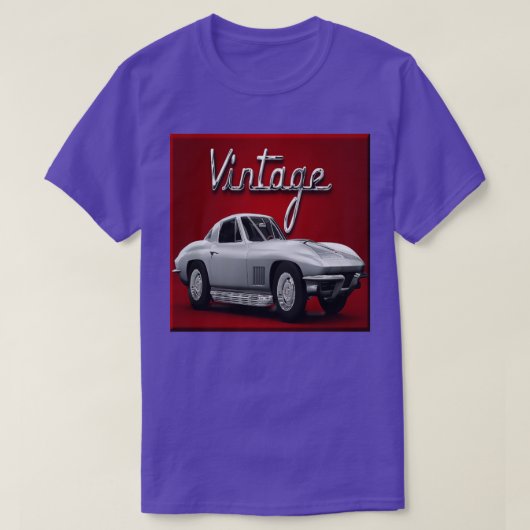 -Amerikaanse spierwagen T-shirt (Design voorkant)