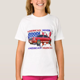 Amerikaanse spierwagen t-shirt