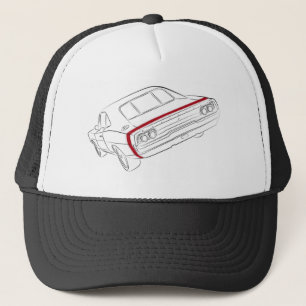 Amerikaanse spierwagen trucker pet