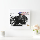 Amerikaanse spierwagen vierkante klok (Huis)