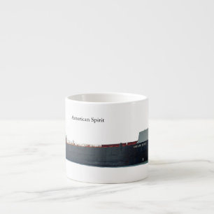 Amerikaanse Spirit cutout espresso mok