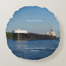 Amerikaanse Spirit-kussen Rond Kussen