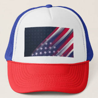 Amerikaanse Spirit Trucker Hoed – Rood, Wit & Blau Pet