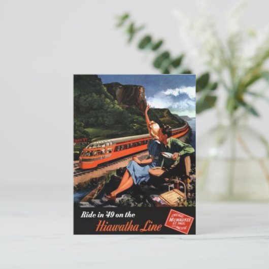  Amerikaanse spoorweg, Verenigde Staten - Briefkaart (Staand voorkant)