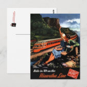  Amerikaanse spoorweg, Verenigde Staten - Briefkaart (Voorkant / Achterkant)