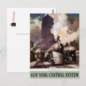  Amerikaanse spoorweg, Verenigde Staten - Briefkaart (Voorkant / Achterkant)