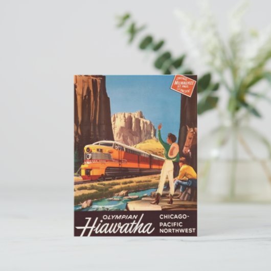  Amerikaanse spoorweg, Verenigde Staten - Briefkaart (Staand voorkant)