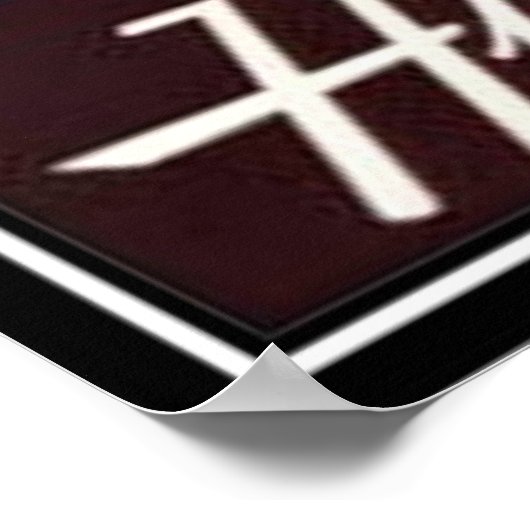  Amerikaanse spoorweg, Verenigde Staten - Poster (Hoek)