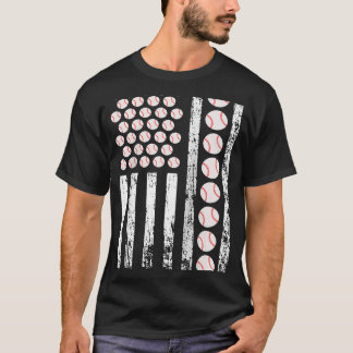 Amerikaanse sport vlag atletische bal spel speler t-shirt